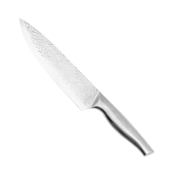 Produtos quentes personalizados 6 pcs Utensílios de cozinha Punho oco de aço inoxidável faca de cozinha conjunto com bloco de faca 