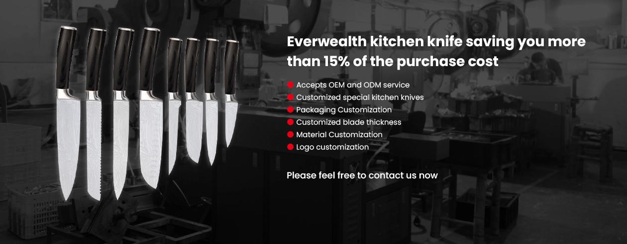 EVERWEALTH Kitchen Knife Set Manufacturing 